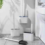 Wall Hanging Toilet Brush With Holder Bath - Tophatter Daily Deals