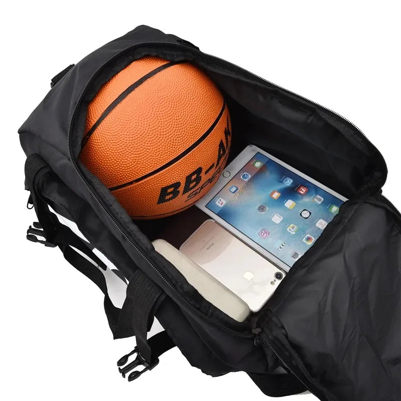 Ultralight Waterproof Travel Bag Black Duffel Bags - Tophatter Daily Deals