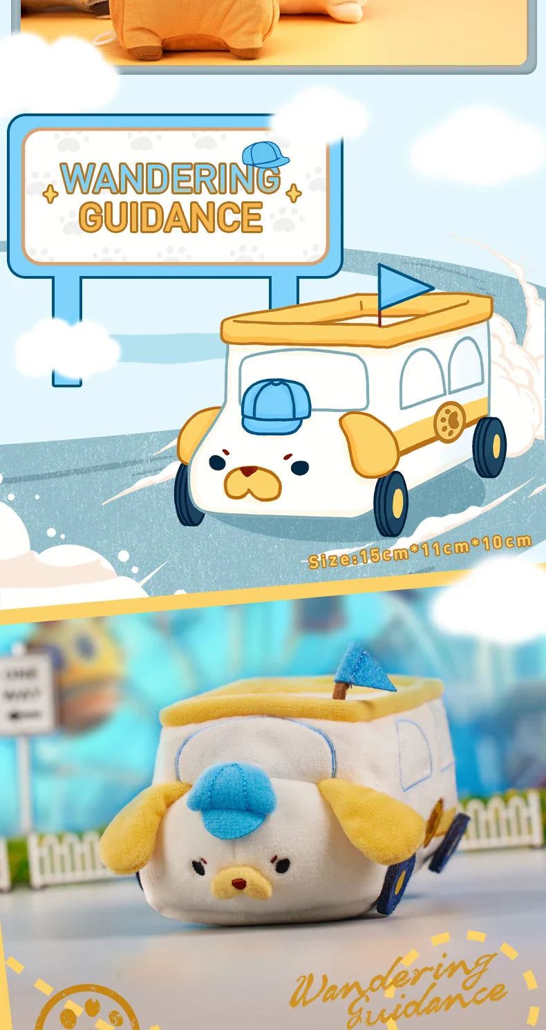 Genuine Pop Mart Gong Original Series Plush Toy Car Blind Box Animals - Tophatter Daily Deals
