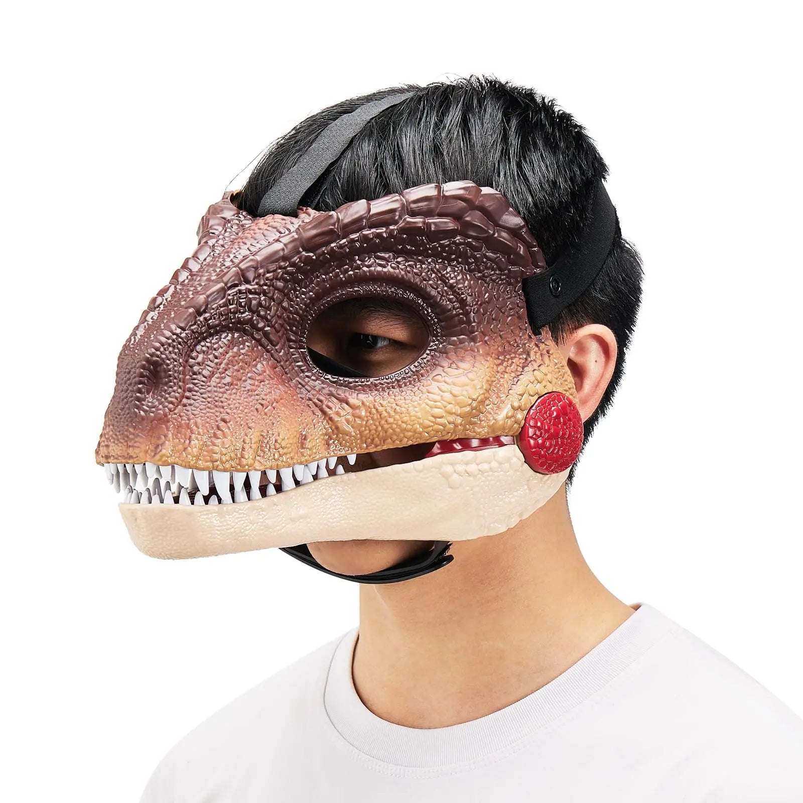 Dinosaur Mask Movable Jaw Cosplay Prop Halloween 2025 - Tophatter Daily Deals