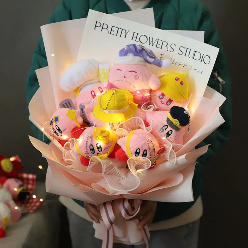 Pink Star Kirby Plush Bouquet Anime - Tophatter Daily Deals