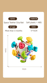 Baby Teether Rattle Hand Grip Sensory Ball Toy Newborn - Tophatter Daily Deals