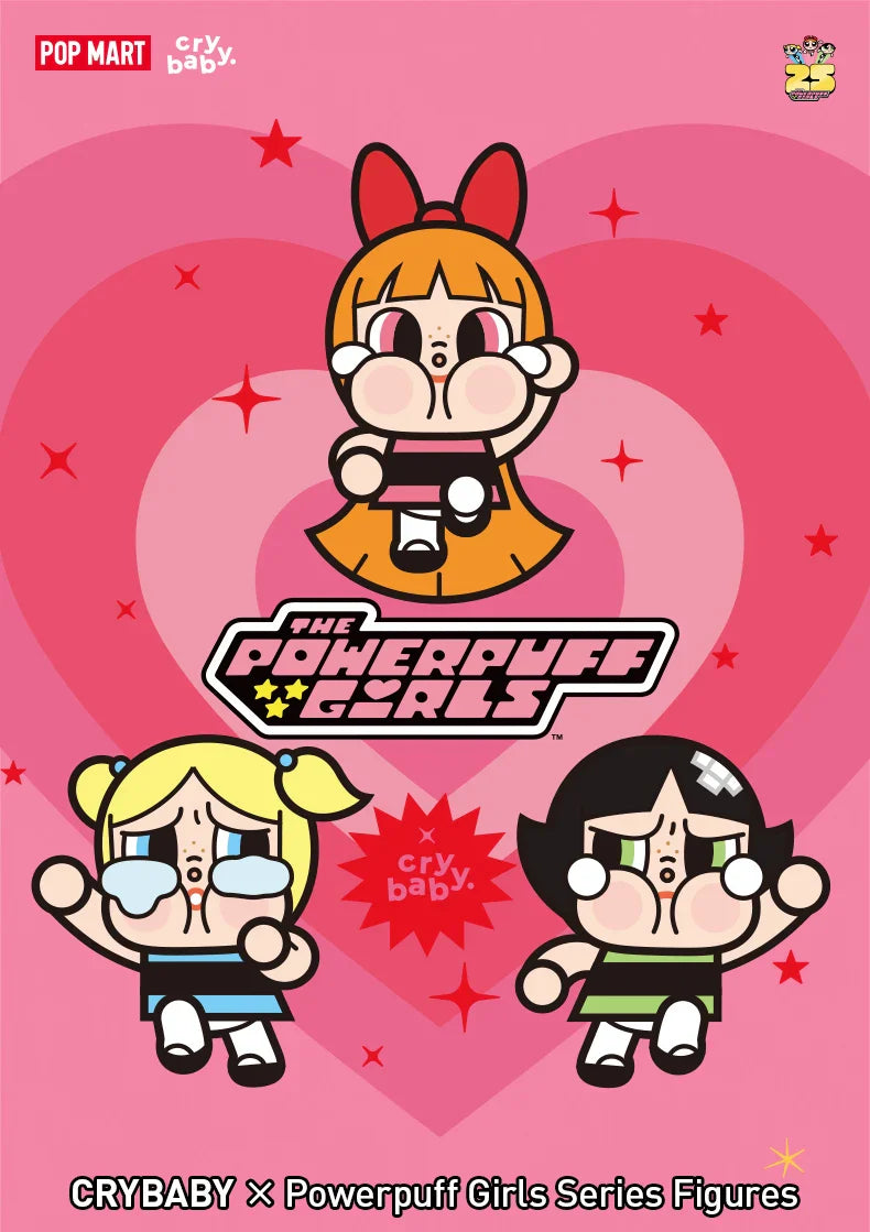 Genuine Pop Mart Crybaby x Powerpuff Girls Series Blind Box Figures by Molly Mythical - Tophatter Daily Deals