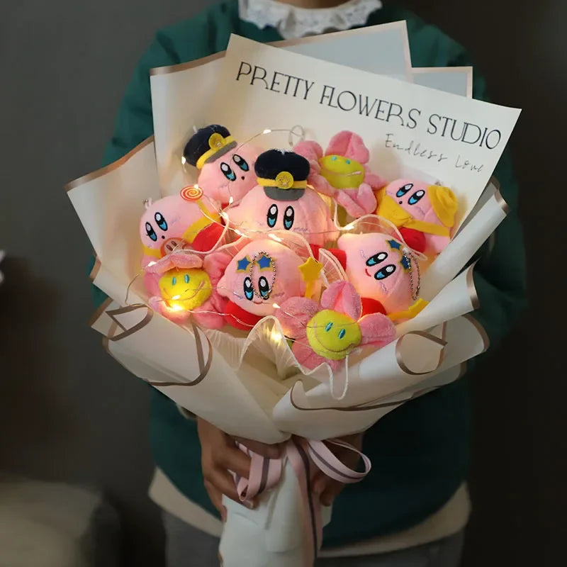 Pink Star Kirby Plush Bouquet Anime - Tophatter Daily Deals