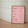 Black Cat Wall Art Red Orange Canvas Print Waterproof 12 - Tophatter Daily Deals