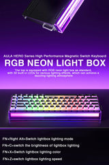 Mechanical Gaming Keyboard 68 Key RGB Compact Esports - Tophatter Daily Deals