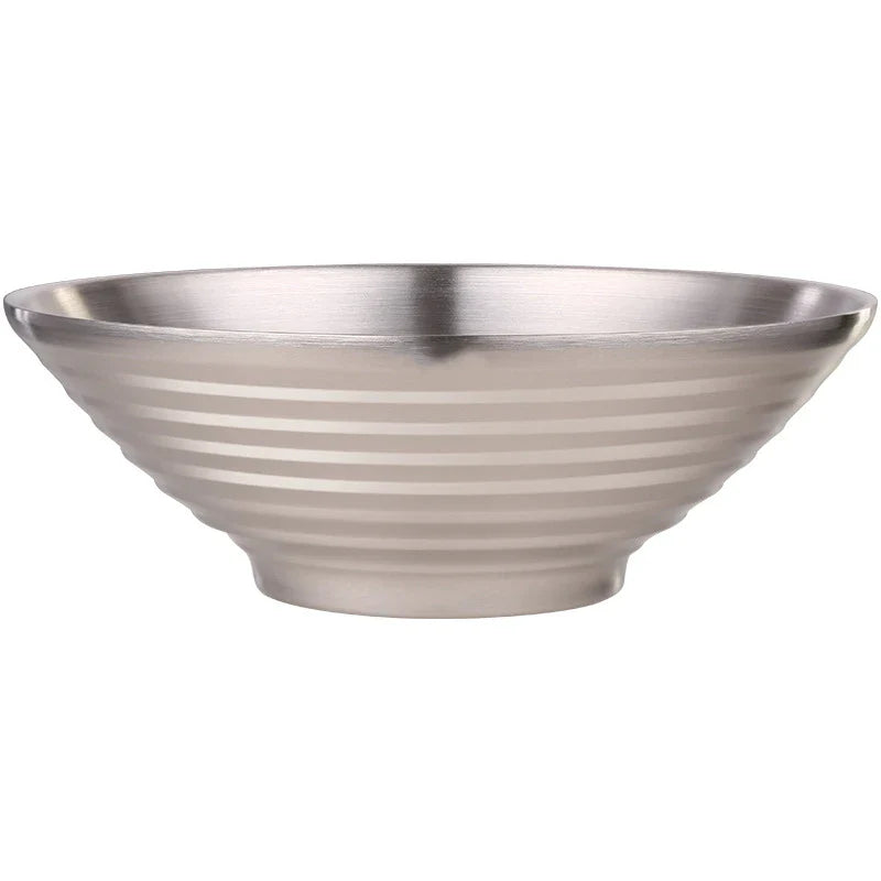 Stainless Steel Ramen Bowl 1.4L Insulating Christmas Gift - Tophatter Daily Deals