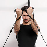 Tricep Rope Pulldown Attachment Black Fitness - Tophatter Daily Deals