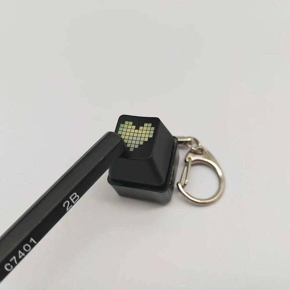 Mechanical Keyboard Keychain RGB Mini Tester Stress Toy - Tophatter Daily Deals