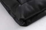 Warm Women’s PU Leather Vest - Padded Short, For Winter - Tophatter Daily Deals