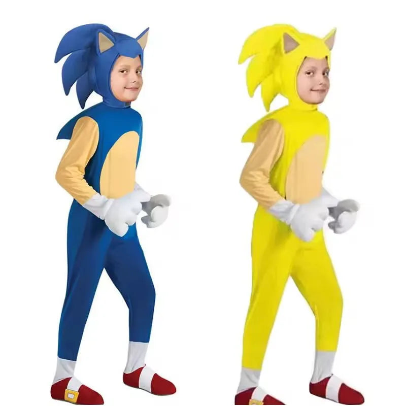 Sonics Cartoon Kids Cosplay Jumpsuit Halloween 2025 Gift - Tophatter Daily Deals
