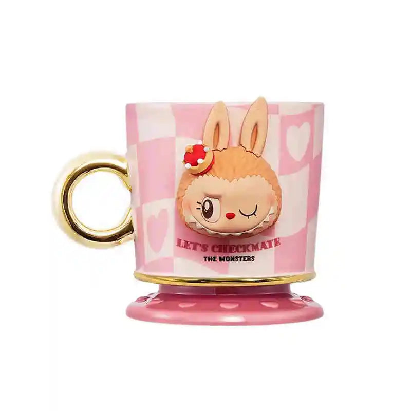 Genuine Pop Mart The Monsters Labubu 'Let's Checkmate' Series Mug Pink Mythical - Tophatter Daily Deals