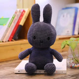 Miffy Corduroy Plush Toy Charcoal Animals - Tophatter Daily Deals