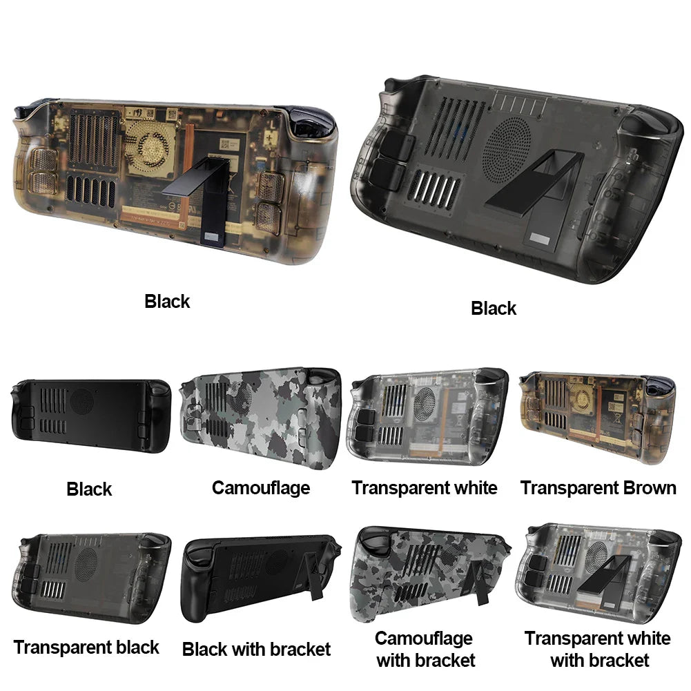 Steam Deck Clear Cooling Back Cover With Stand Bracket - Tophatter Daily Deals