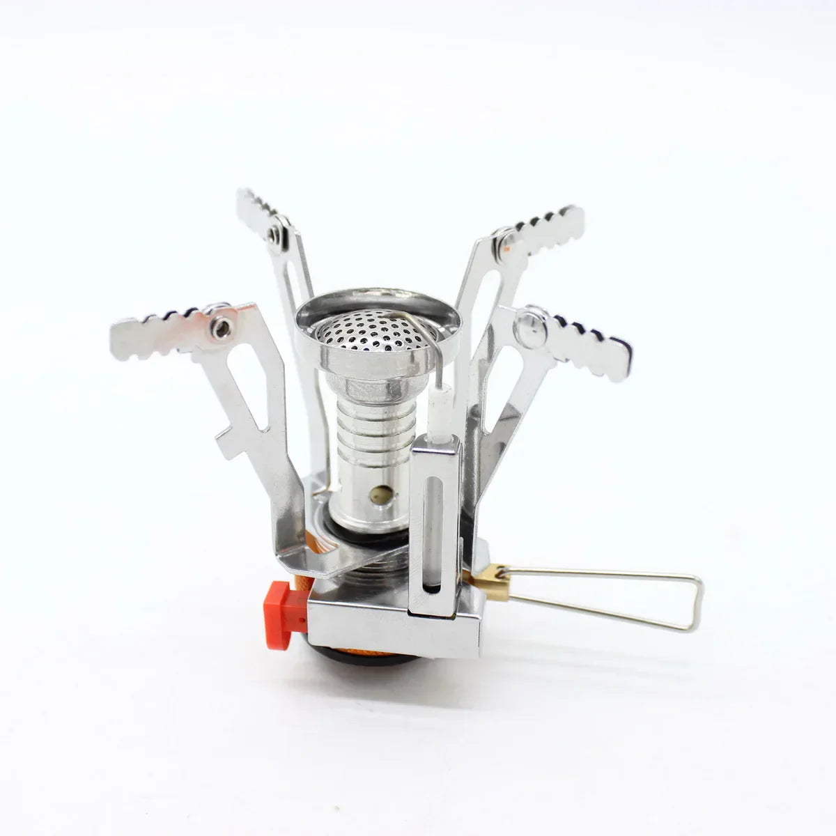 3000W Foldable Camping Gas Stove Silver Camp Cooking - Tophatter Daily Deals