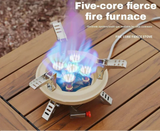 High-Pressure Camping Gas Stove Khaki Camp Cooking - Tophatter Daily Deals