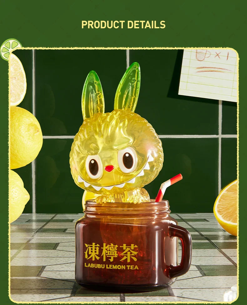 Genuine Pop Mart The Monsters Labubu Lemon Tea Limited Figurine Mythical - Tophatter Daily Deals