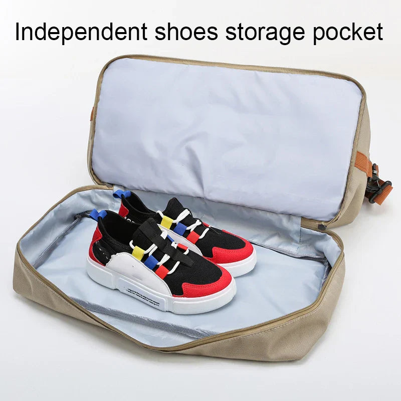 Nylon Travel Gym Duffel Bag Khaki Duffel Bags - Tophatter Daily Deals