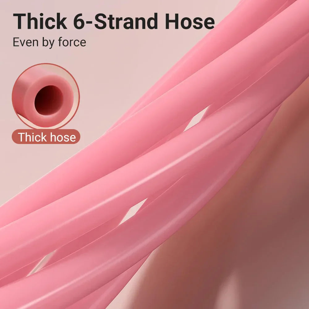 Resistance Band 6 Tube Pedal Puller Fitness Trainer - Tophatter Daily Deals