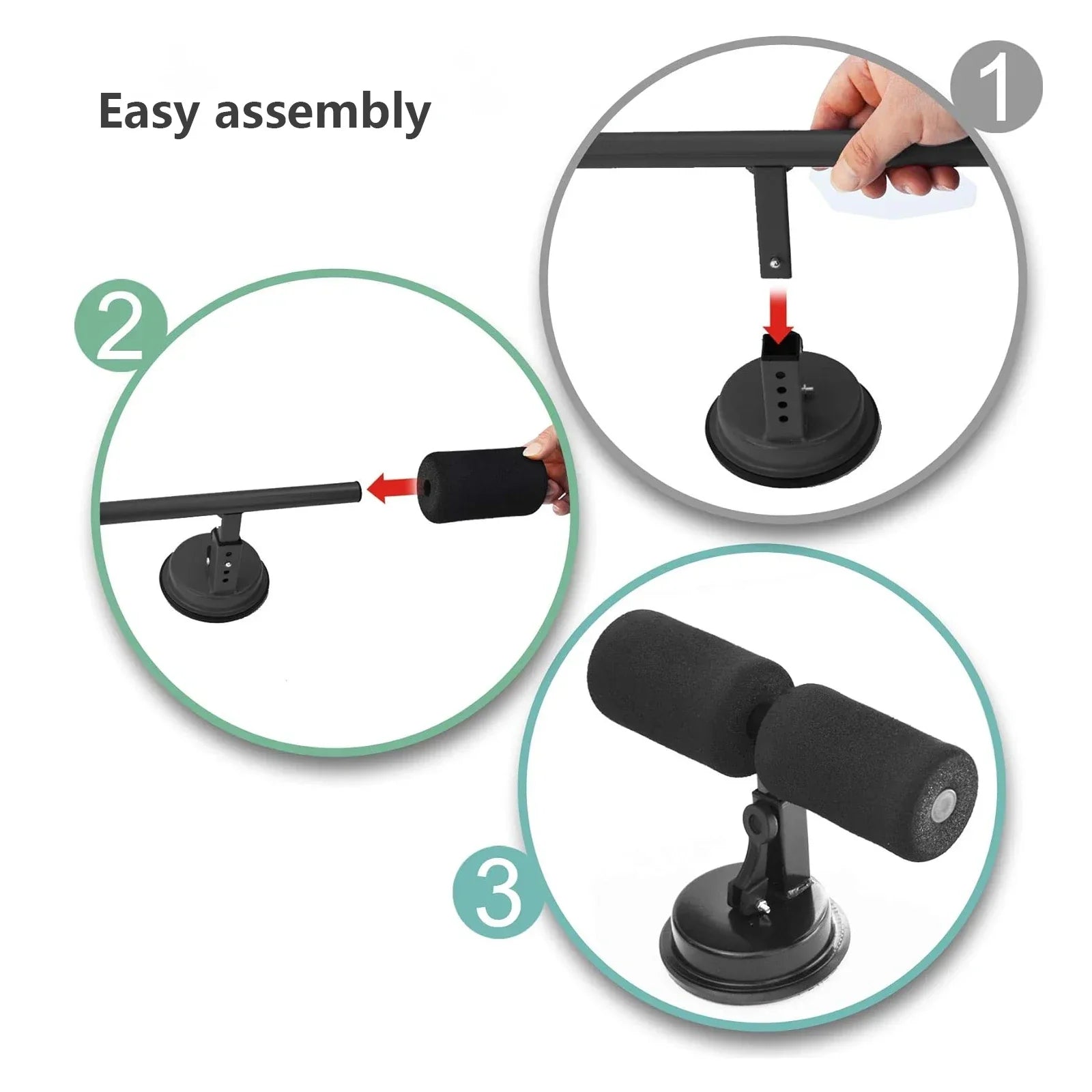 Suction Cup Sit Up Assist Device Portable Abs Trainer - Tophatter Daily Deals