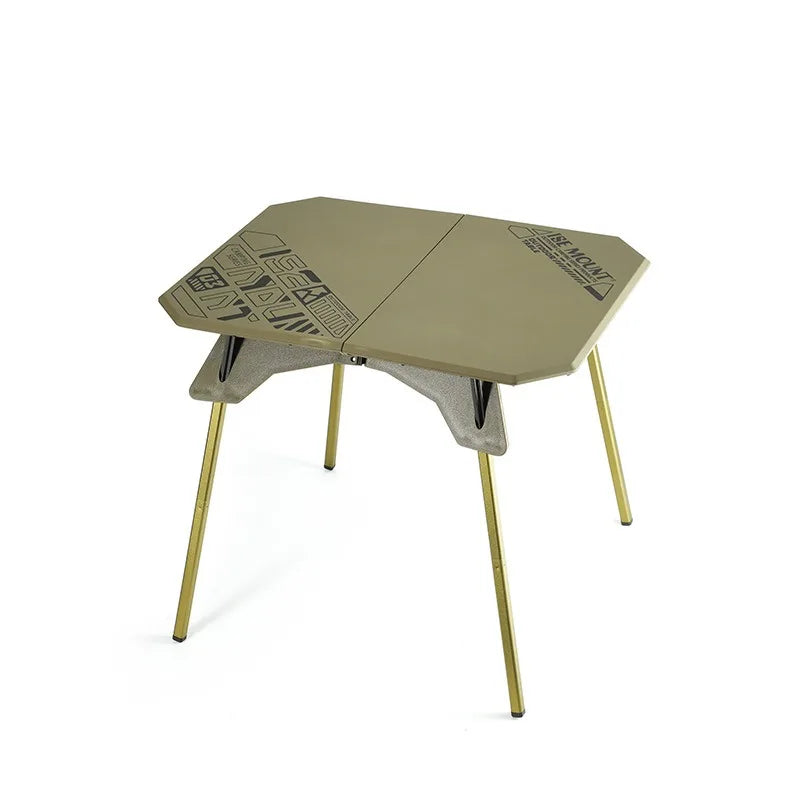 Portable Folding Camping Table Adjustable Green Camp Furniture - Tophatter Daily Deals