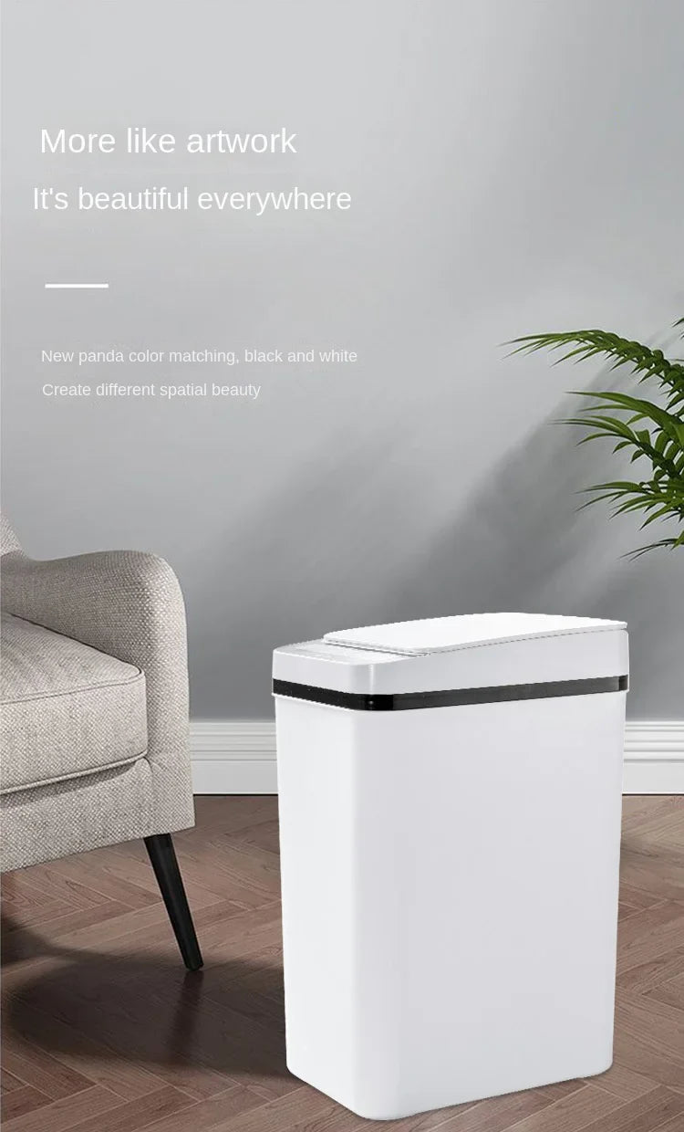 Smart Trash Can Automatic Sensor Bin Touchless Odor Control - Tophatter Daily Deals