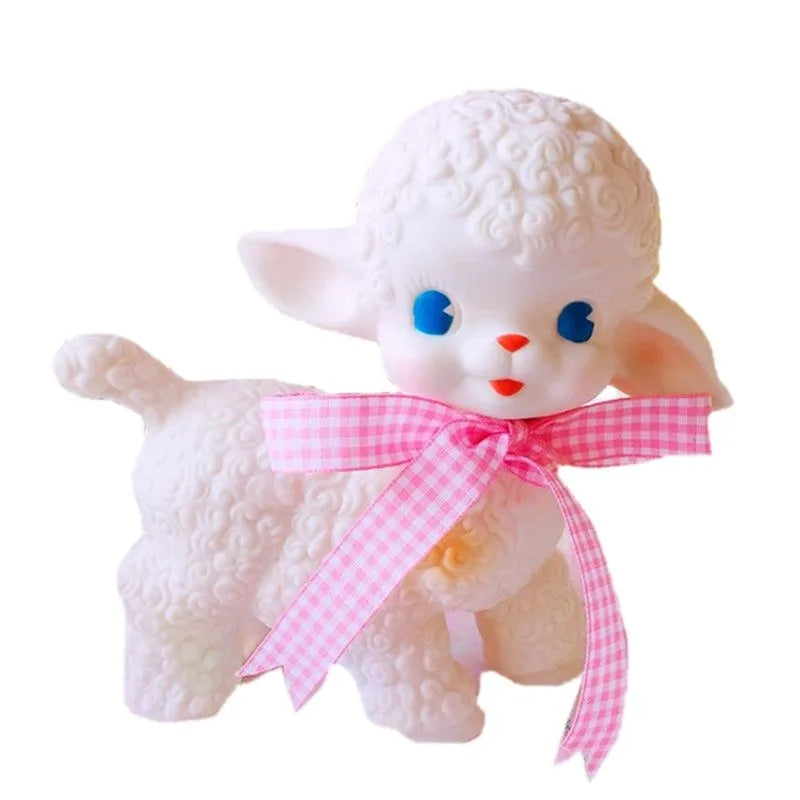 Classic Baby Girl Doll Cute Latex Rubber Baby Kids Office Decor Animals - Tophatter Daily Deals