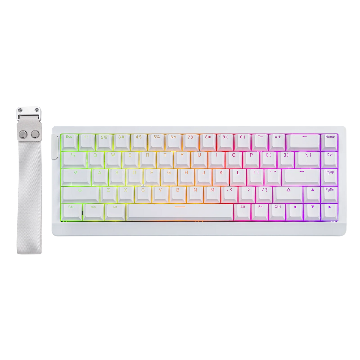 Mechanical 65 Percent Magnetic Wired Keyboard RGB Backlit - Tophatter Daily Deals