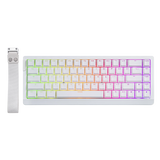 Mechanical 65 Percent Magnetic Wired Keyboard RGB Backlit - Tophatter Daily Deals
