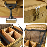 Zipper Camping Storage Bag Anti-Crash Organizer Khaki Duffel Bags - Tophatter Daily Deals