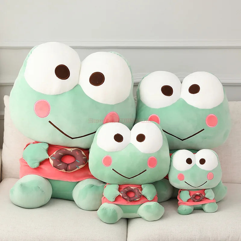 Sanrio Kero Kero Keroppi Frog Doughnut Plush Toy Animals - Tophatter Daily Deals