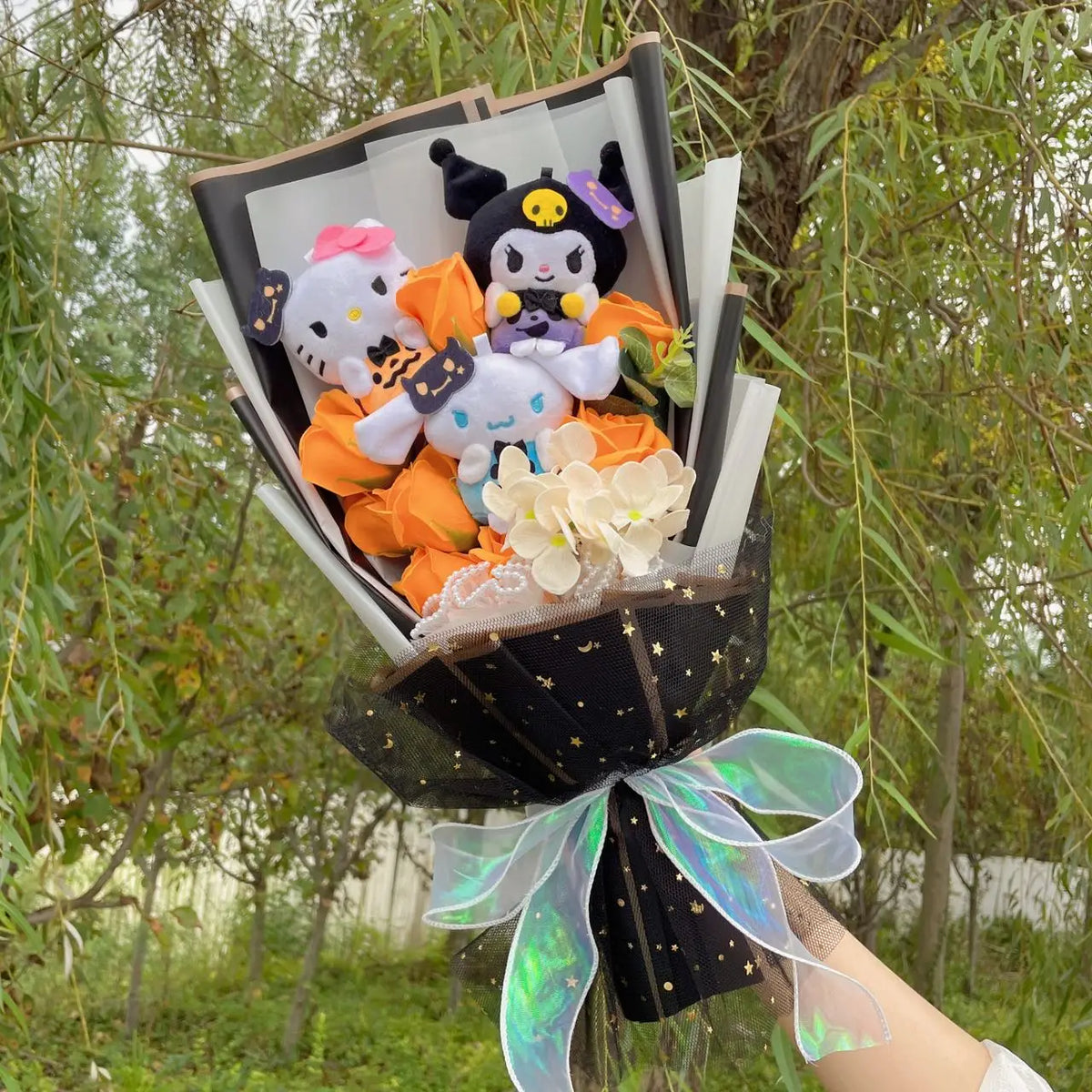 Sanrio Kuromi Cinnamoroll My Melody Hello Kitty Plush Bouquet Flowers - Tophatter Daily Deals