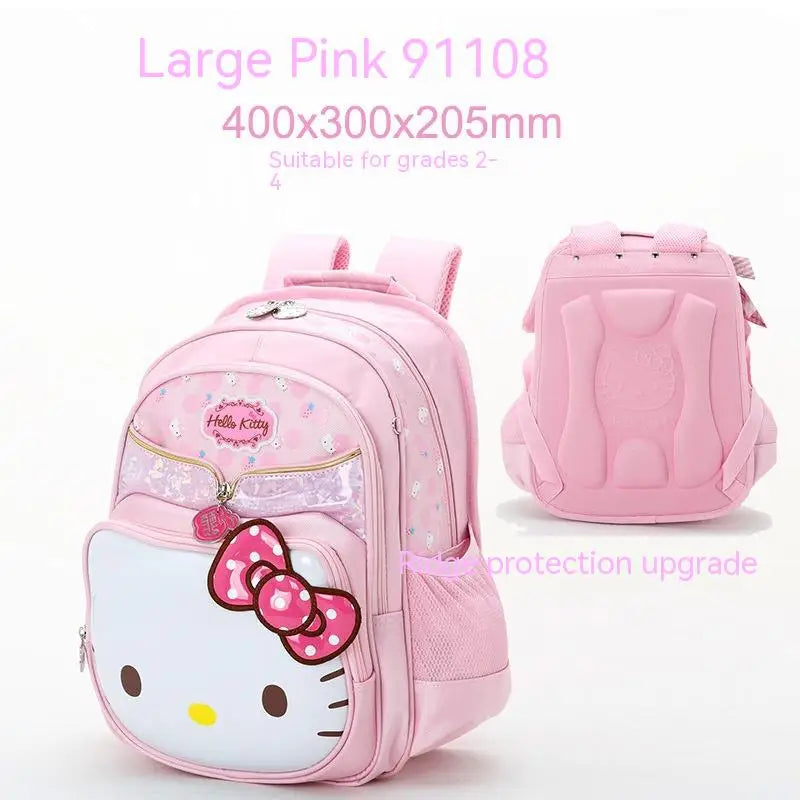 Sanrio Hello Kitty Students' Rucksack School Bag Large (Pink) Anime - Tophatter Daily Deals