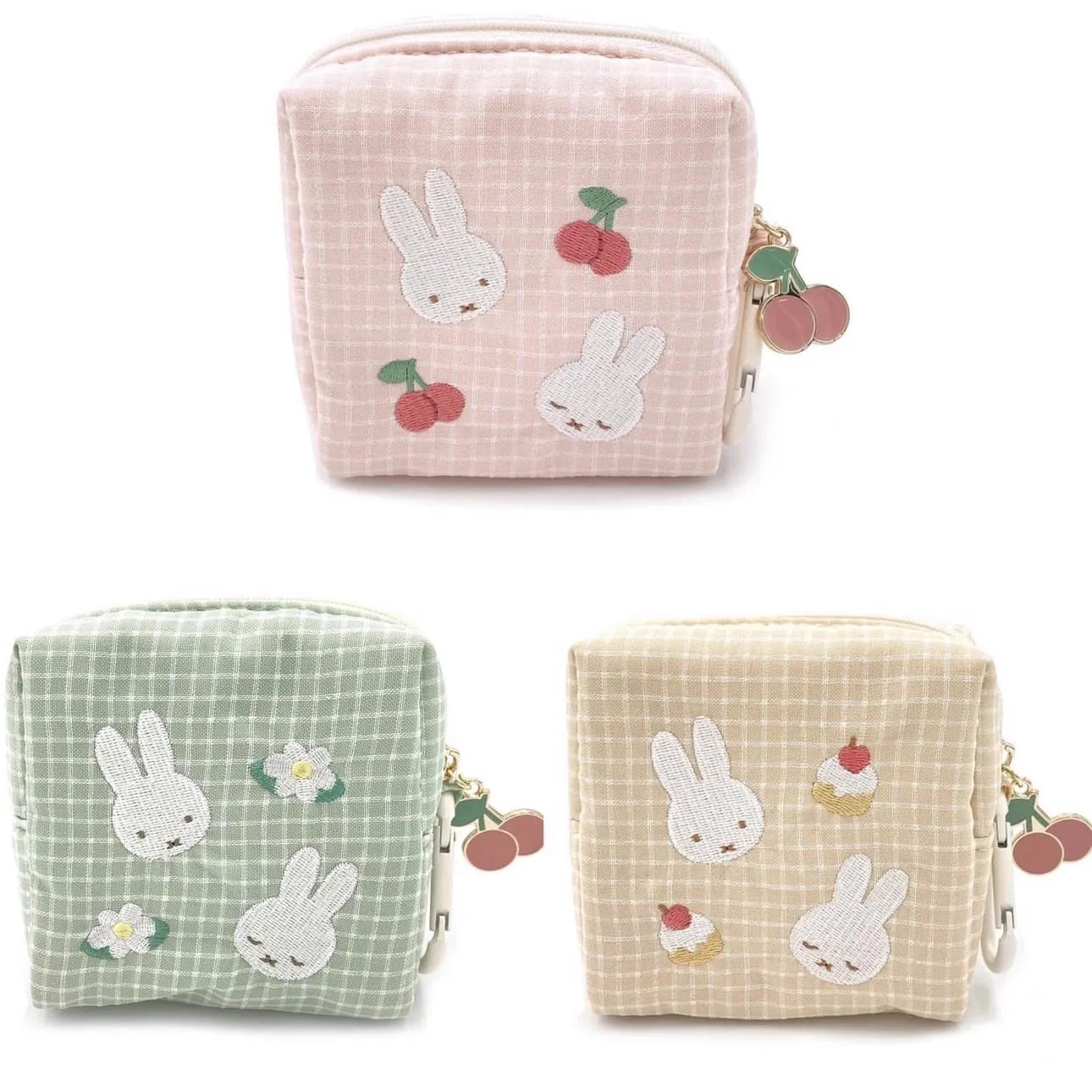 Miffy Embroidered Zipped Makeup Bag Animals - Tophatter Daily Deals