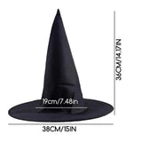 Witch Hats Hanging Decor Halloween Props Indoor Outdoor - Tophatter Daily Deals