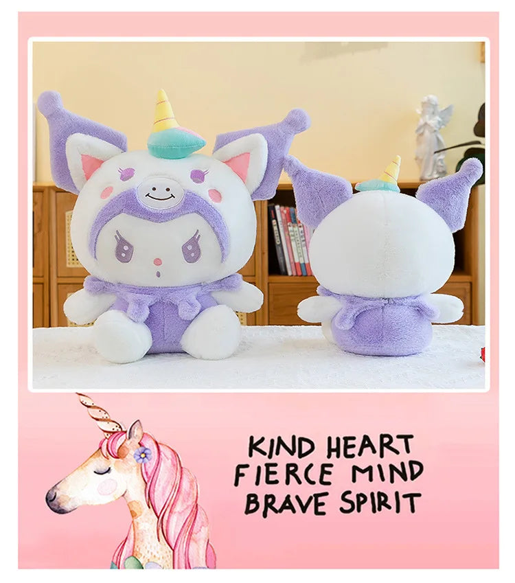Sanrio Kuromi Unicorn Plush Toy Anime - Tophatter Daily Deals