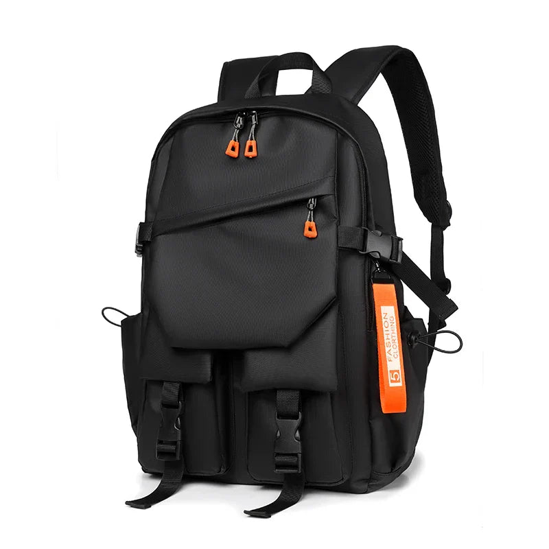 Waterproof Oxford Backpack Durable Travel Black Backpacks - Tophatter Daily Deals