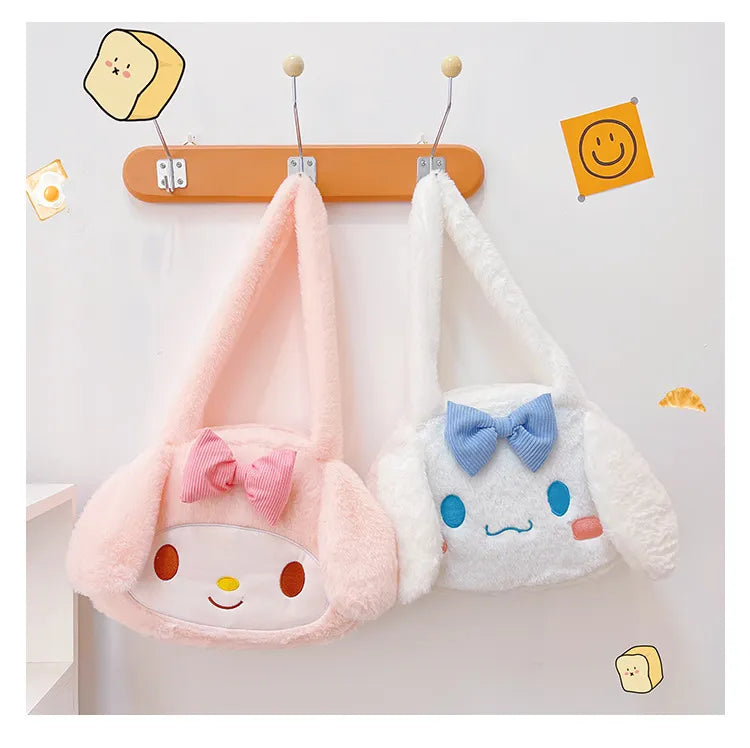 Sanrio Plush Cinnamoroll My Melody Kuromi Tote Shoulder Bag Anime - Tophatter Daily Deals