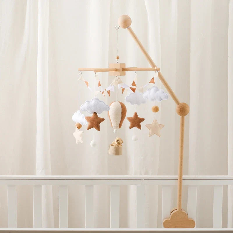 Hot Air Balloon Crib Mobile Newborn Sensory Toys Soothing - Tophatter Daily Deals