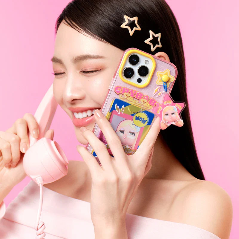 Genuine Pop Mart Crybaby Shiny Shiny Series-Phone Case for iPhone 16 Pro Max Mythical - Tophatter Daily Deals