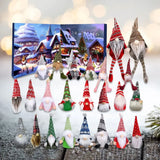 Gnome Advent Calendar Plush Set Christmas Decor 2025 - Tophatter Daily Deals