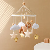 Wooden Felt Animal Crib Mobile With Soothing Calming Music - Tophatter Daily Deals