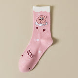 Kirby Kawaii Pink Socks Anime - Tophatter Daily Deals
