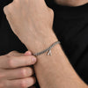 Initials Cuban Link Bracelet Stainless Steel Adjustable - Tophatter Daily Deals