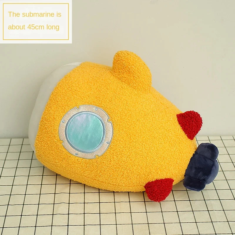 Rocket Spaceship Plane Aeroplane Flight Ship Plush Galaxy Toy Submarine Travel Yellow Outer Space - Tophatter Daily Deals