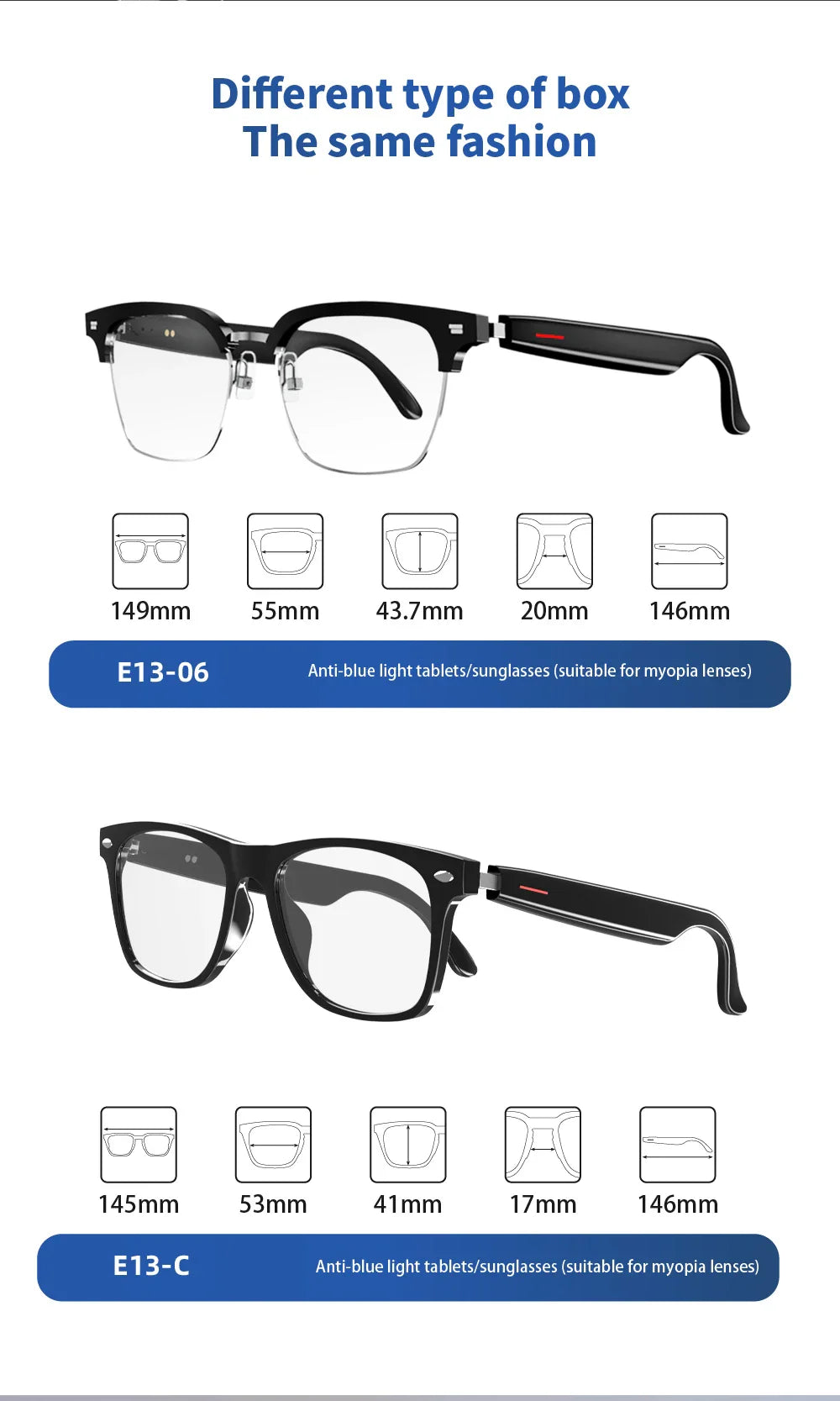 Smart Glasses Blue Light Polarized Audio Sunglasses - Tophatter Daily Deals
