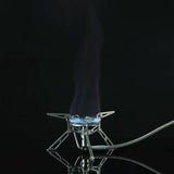 2990W Split Gas Stove Silver Camp Cooking - Tophatter Daily Deals
