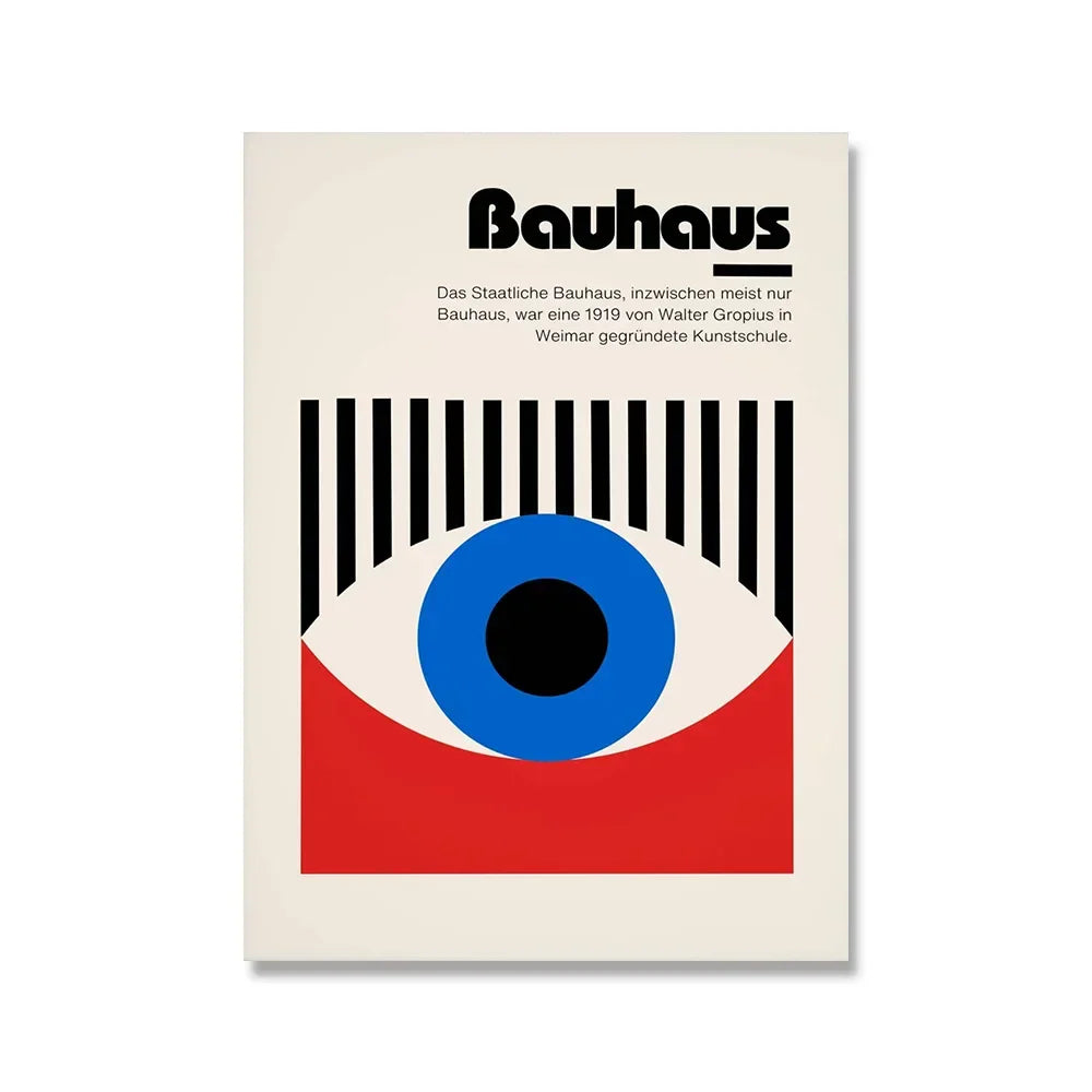 Bauhaus Canvas Wall Art Print Pink Quote Modern Nordic 8 - Tophatter Daily Deals