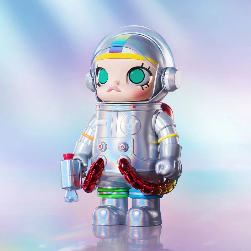 Genuine Pop Mart Mega Space Molly 400% Rainbow 2.0 Limited Edition Outer Space - Tophatter Daily Deals