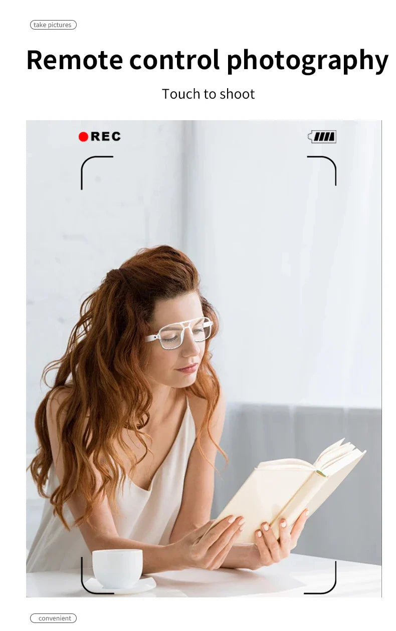 Smart Bluetooth Photochromic Sunglasses With Audio Mic - Tophatter Daily Deals